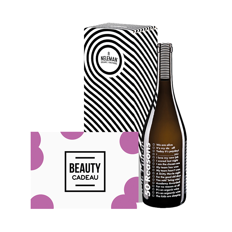 Beautycadeau + wijn
