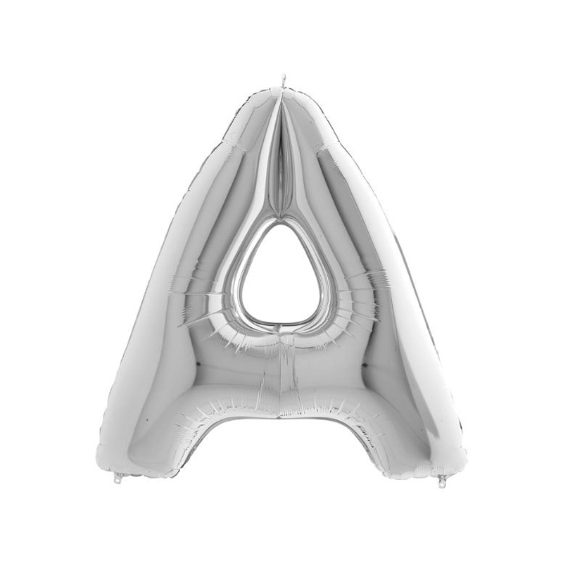 Letterballon | Zilver