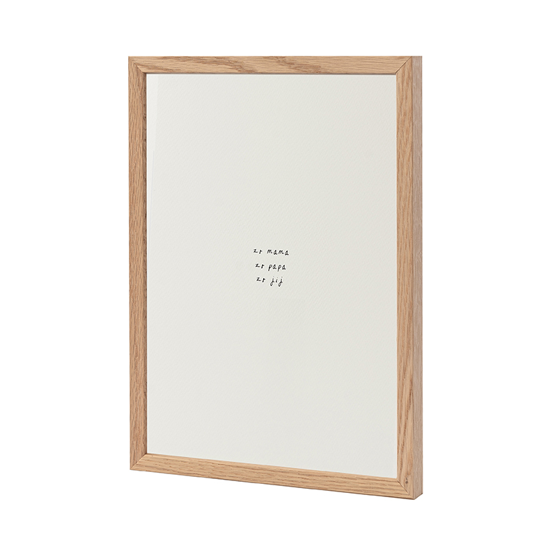 Lijst met A4 poster geboorte Ikpakjein