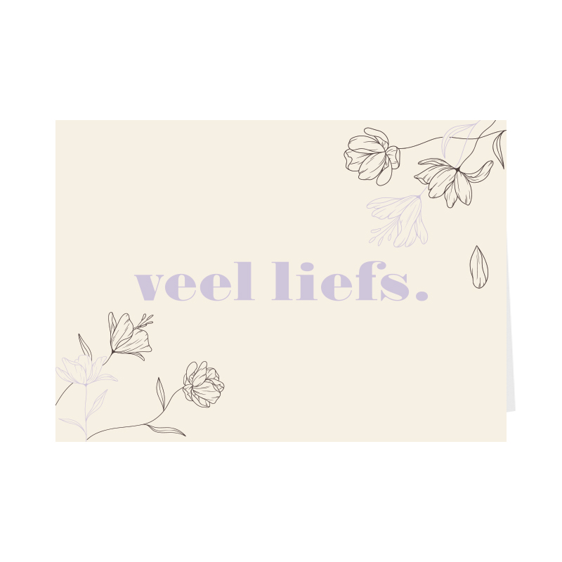 Veel liefs