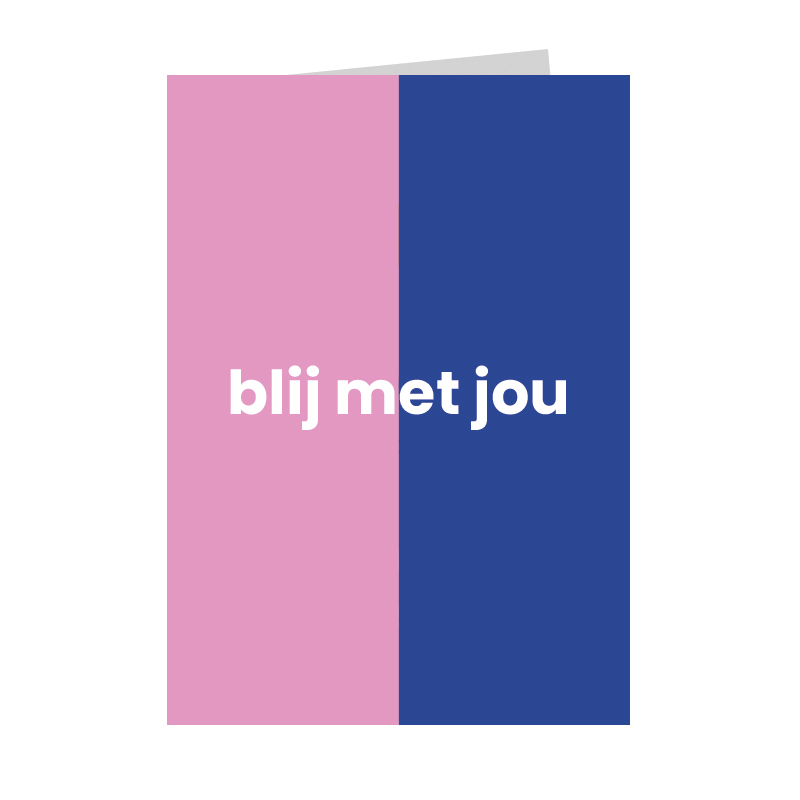 Blij met jou