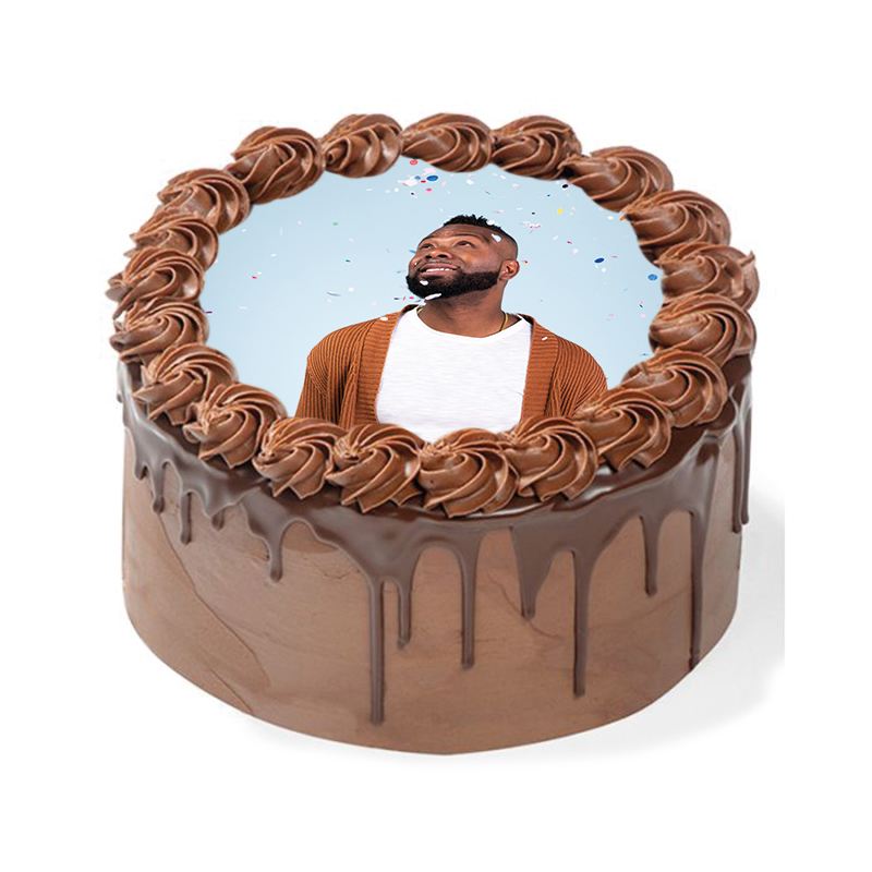 Chocoladetaart met foto