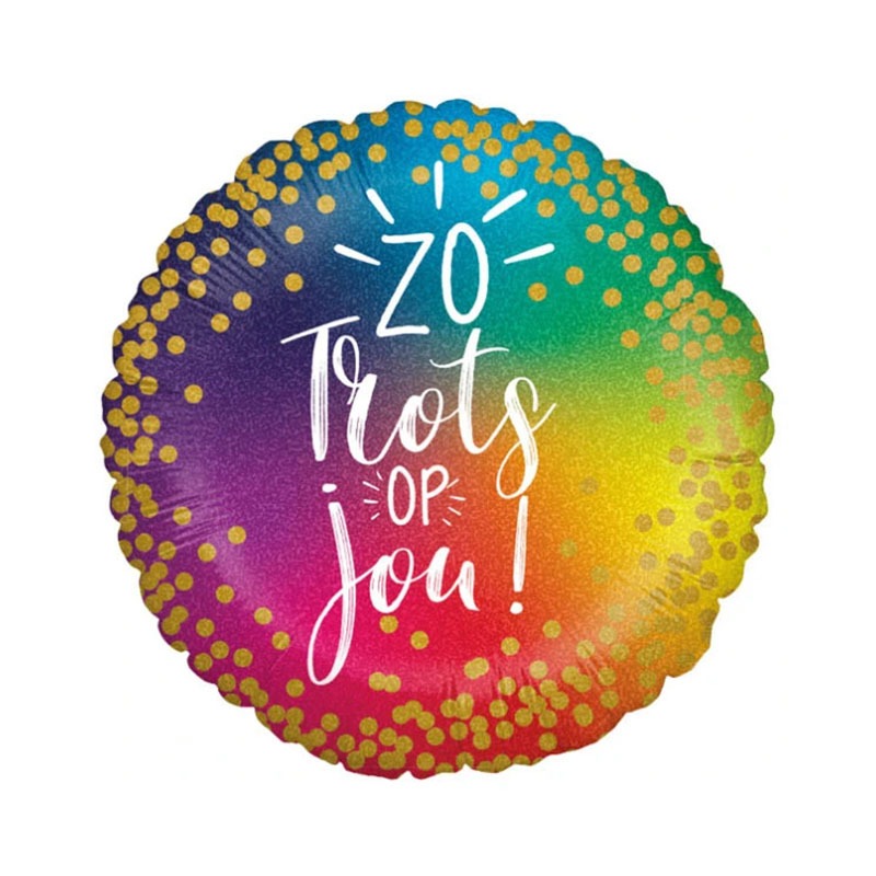 Zo trots op jou folieballon