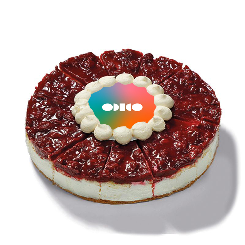 Monchoutaart met logo