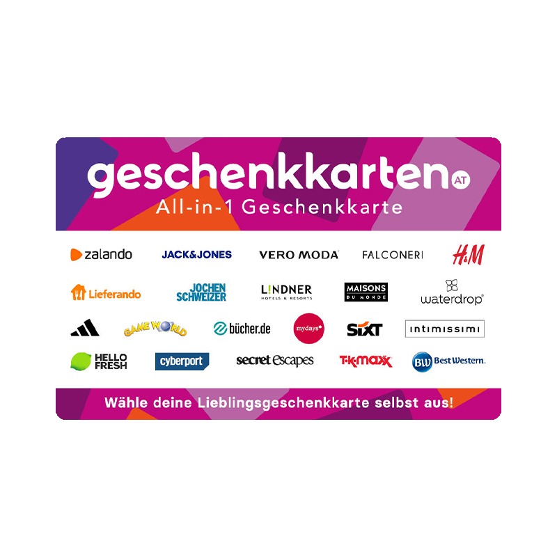 Keuzecadeaukaart Oostenrijk