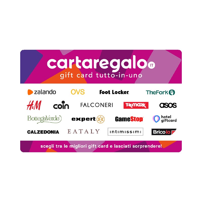 Keuze cadeaukaart Italië