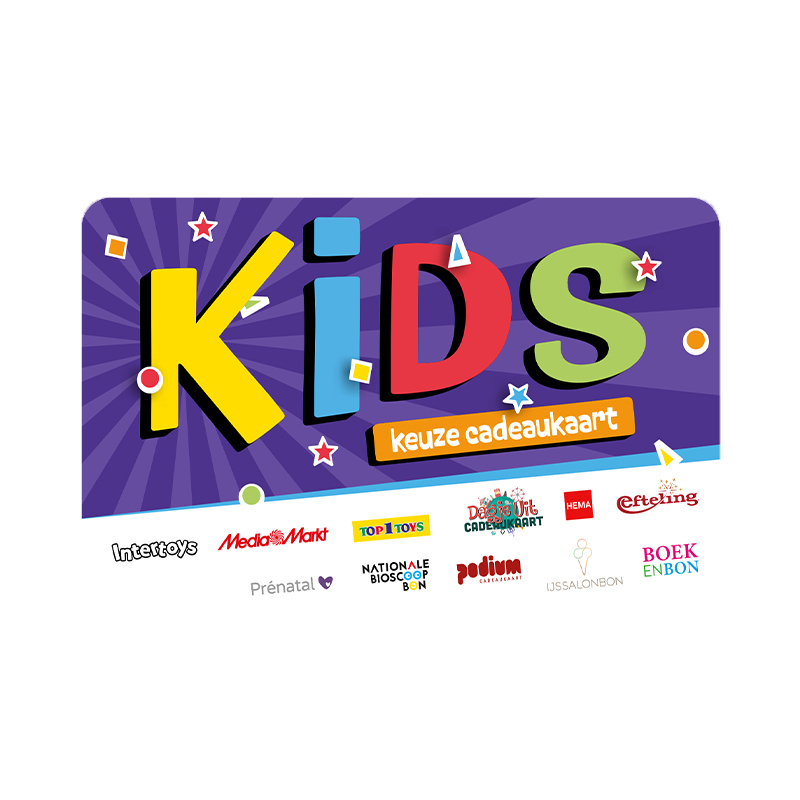 Kids keuzecadeaukaart