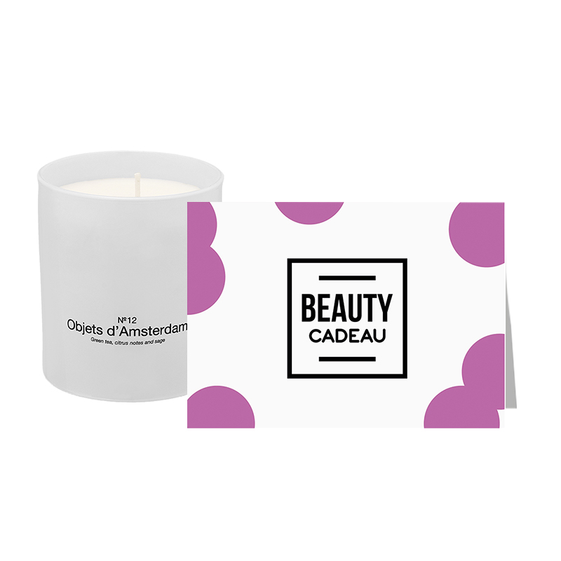 Beauty cadeaukaart met kaars