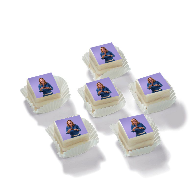 Petit fours met foto