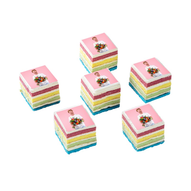 Regenboog petit fours
