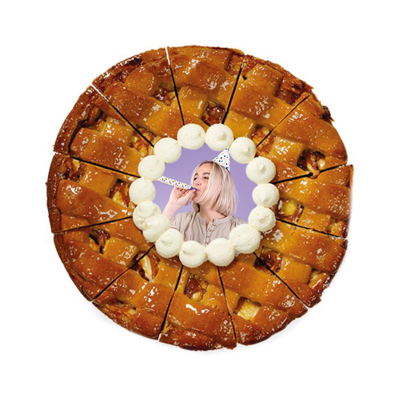 Appeltaart met foto