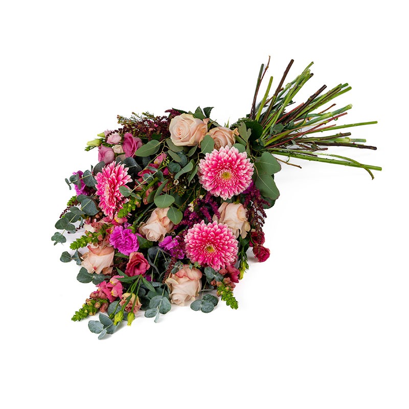 Rouwboeket | Liefdevol roze
