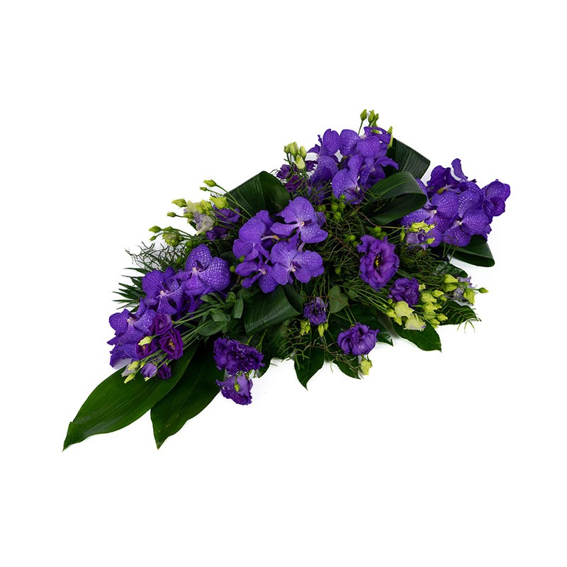 Rouwboeket | Paarse harmonie 
