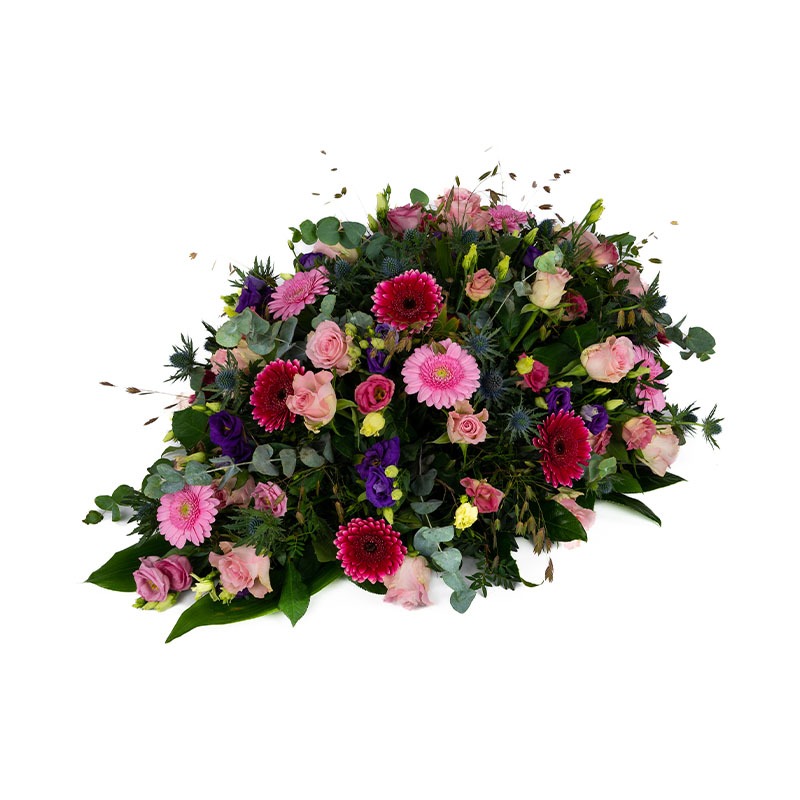 Rouwboeket | Zacht roze