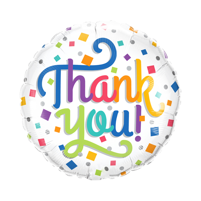 Thank you confetti
