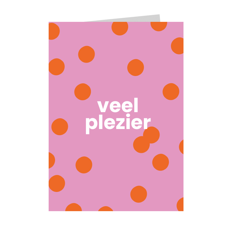 Veel plezier