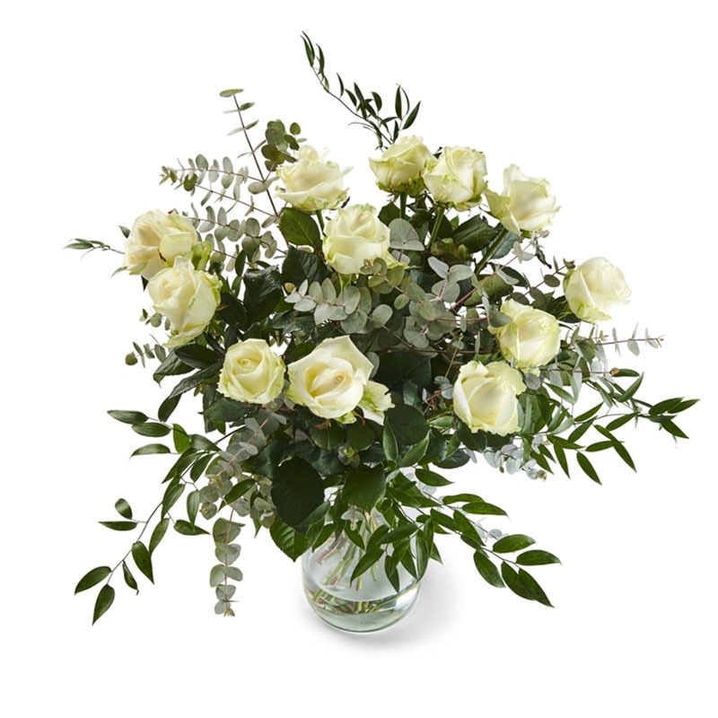 Witte Rozen Chic